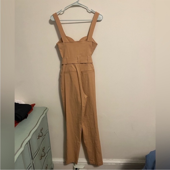 A.L.C. Cyprus Linen Jumpsuit Rose Ash 2 - Picture 7 of 9